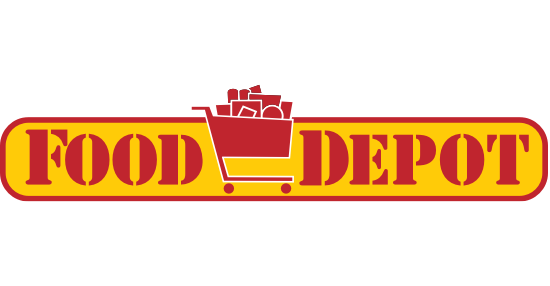 A theme logo of Food Depot